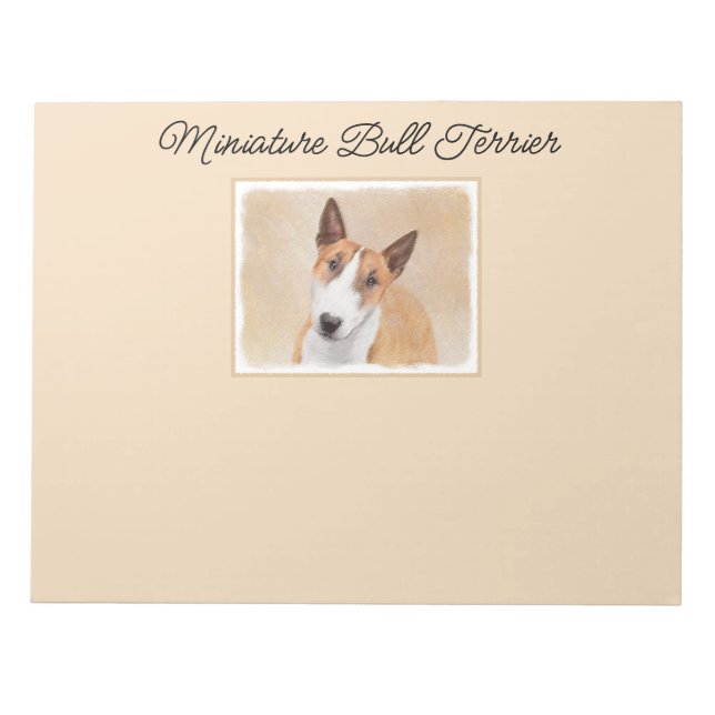 Bloco De Notas Pintura de Touro Miniatura - Original Cujo (Frente)