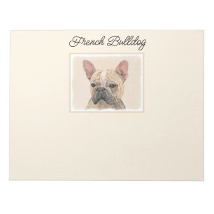 Bloco De Notas Pintura em Bulldog Francês (Sable) - Pintura Origi
