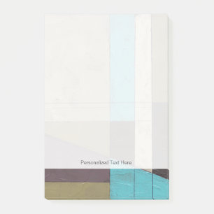 Bloco De Notas Pintura minimalista contemporânea com cor profund