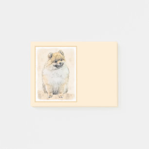 Bloco De Notas Pintura Pomeraniana (Laranja) - Arte Canina Origin