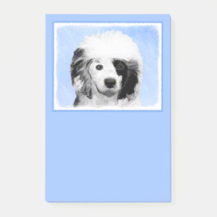 Bloco De Notas Pintura portuguesa do cão de água - arte origina