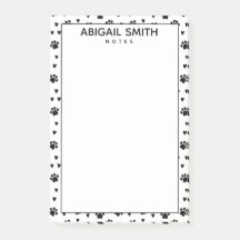 Pinturas e Corações de Cachorro Preto - Personaliz