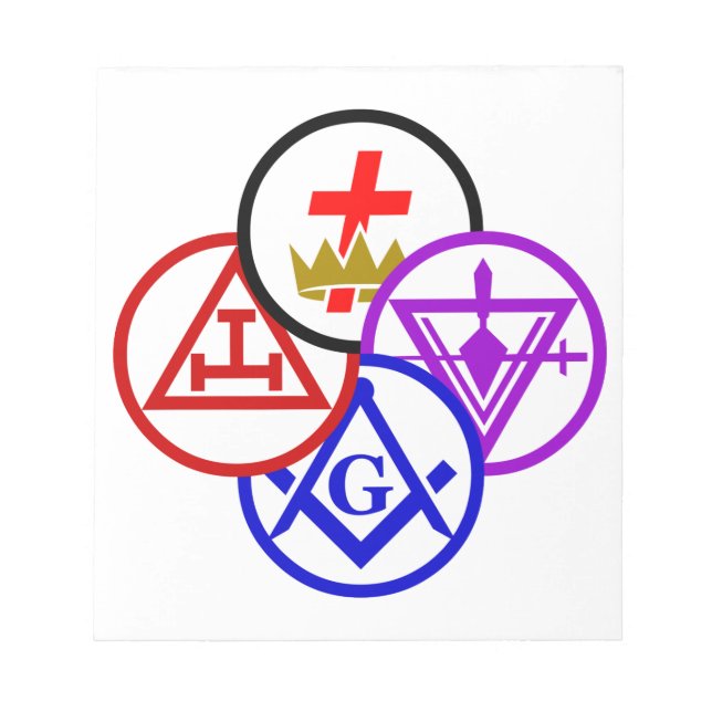 Bloco De Notas Pinwheel do rito de York (Frente)