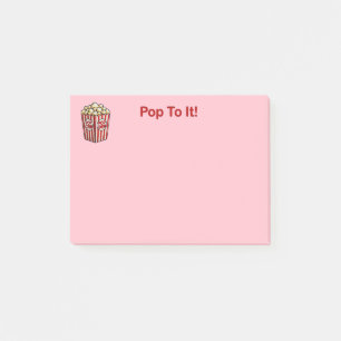 Bloco De Notas Pipoca de Pop e Rico