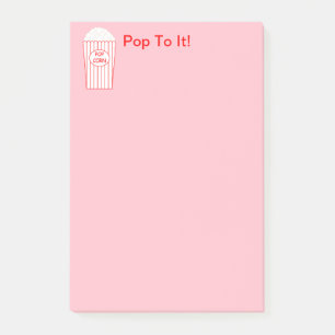 Bloco De Notas Pipoca de Pop e Rico