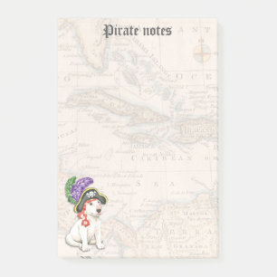 Bloco De Notas Pirata de bull terrier