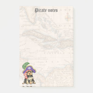 Bloco De Notas Pirata de Yorkie