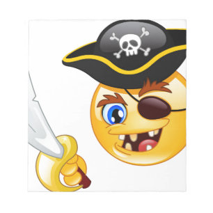 Bloco De Notas pirata emoji