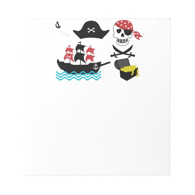Bloco De Notas Piratas (Frente)