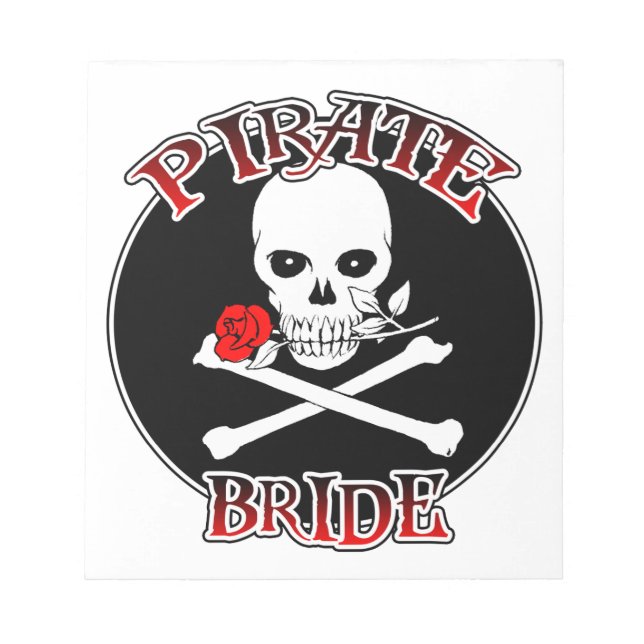 Bloco De Notas Pirate Bride (Frente)