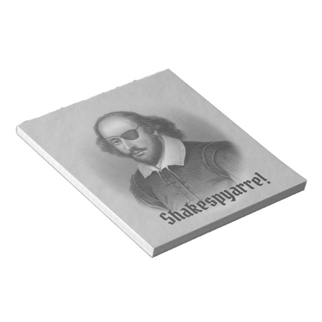 Bloco De Notas Pirate Shakespeare - (Inclinado)
