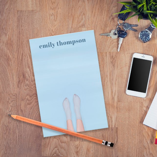 Bloco De Notas Piscina de lago de Verão simples e costume (Criador carregado)