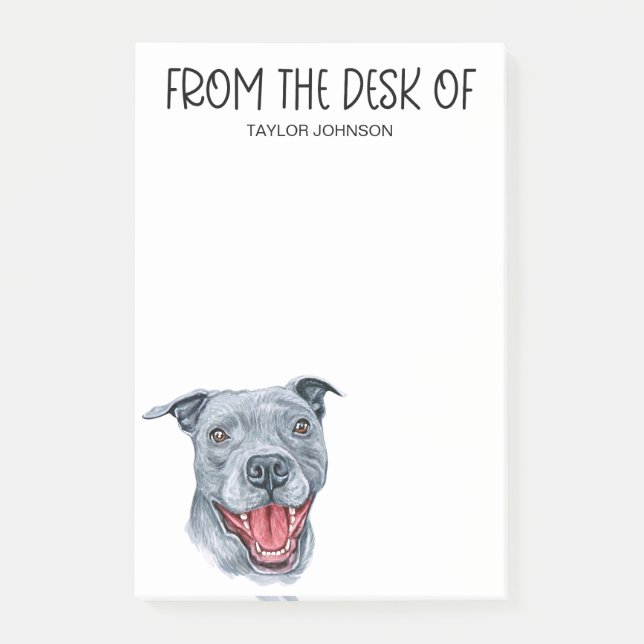 Bloco De Notas Pit Bull Lover (Frente)