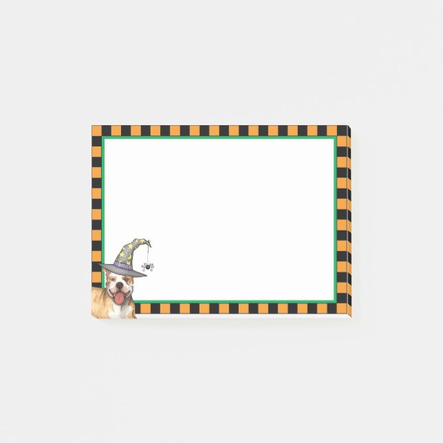 Bloco De Notas Pit Bull Witch (Frente)