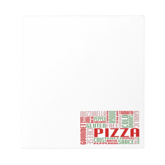 Bloco De Notas pizza chitChat (Frente)