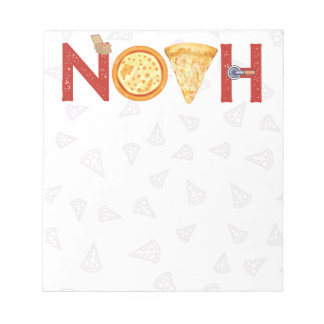 Bloco De Notas Pizza Personalizada com presentes Noah