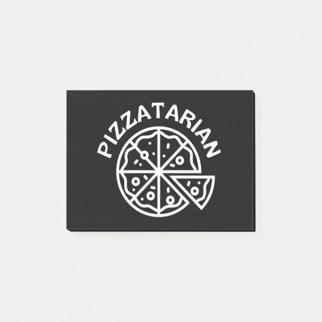 Bloco De Notas Pizza Pizzatarian (Frente)