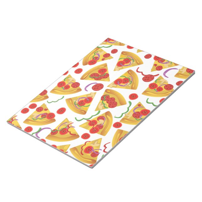 Bloco De Notas Pizza Slice Pattern (Inclinado)