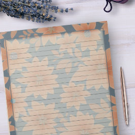 Bloco De Notas Placa de Meio século de cor azul-poeirenta cor de 