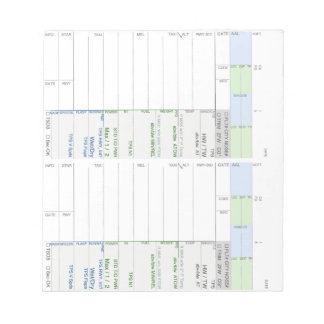 Bloco De Notas Placa de Notas AA B787