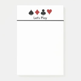 Bloco De Notas Placa de Reprodução