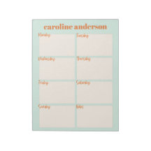 Planeador Semanal Personalizado de Na moda na Casa