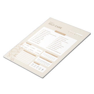 Bloco De Notas Planejador de Autoatendimento Semanal da Mãe Judia