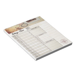 Bloco De Notas Planejador de dia de viagem