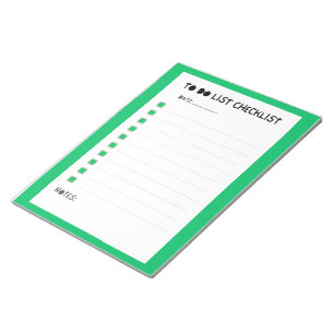 Bloco De Notas Planejador de Lista de Tarefas Simples