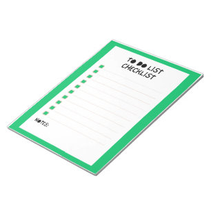 Bloco De Notas Planejador de Lista de Tarefas Simples