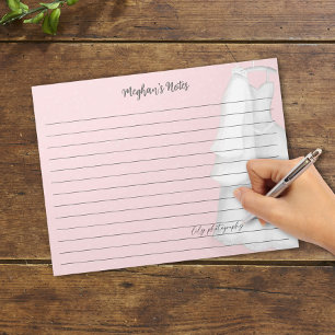 Bloco De Notas Planejador de Noiva Moderna Vestido de Noiva Vinta