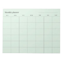 Planejador mensal minimalista, título personalizad