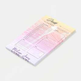 Bloco De Notas Planejador personalizado libélula gradiente pastel