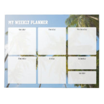 Planejador Semanal Tropical Pams - para pessoas at