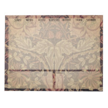 Planejador semanal - William Morris Honeysuckle No