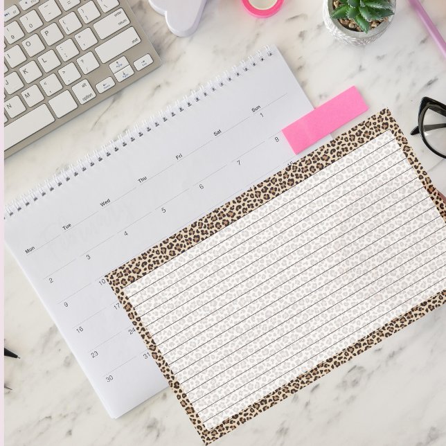 Bloco De Notas Planeje Comigo | Na moda 10"X6" Impressão em linha (Criador carregado)