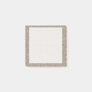 Bloco De Notas Planeje Comigo Na moda 3"x3" Impressão de Chita
