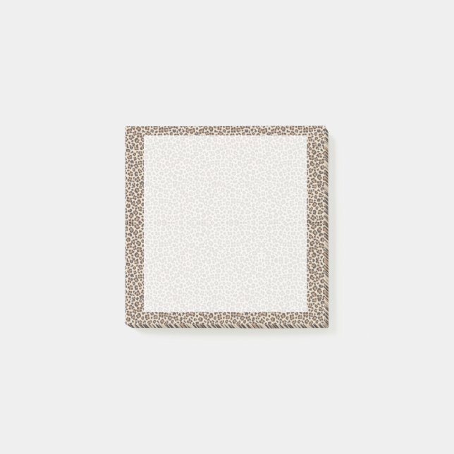 Bloco De Notas Planeje Comigo | Na moda 3"x3" Impressão de Chita  (Frente)