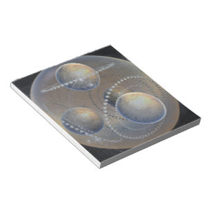 Bloco De Notas Planetas do marfim