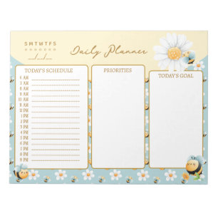 Bloco De Notas Planner de Bumble Bumble Cute