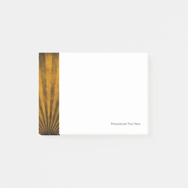 Bloco De Notas Plano de fundo do padrão retrorretrorre (Frente)