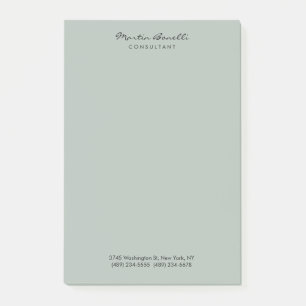 Bloco De Notas Planta Minimalista de Cinzas Cinzas