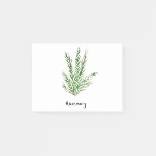 Bloco De Notas Plantas aromáticas aromáticas, coloração aquá