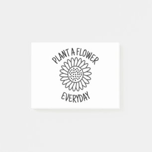 Bloco De Notas Plante Uma Flor Todos Os Dias