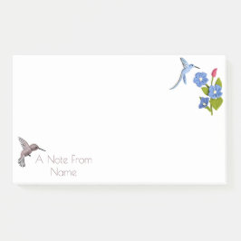 Bloco De Notas Playdoh Hummingbird Personalizado Posta seu Posto