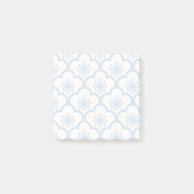 Bloco De Notas Pó de Sakura Azul Suave - Neutro (Frente)