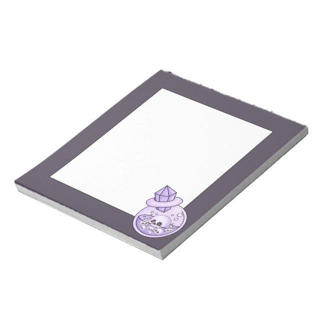 Bloco De Notas Poção de Amor do Pastel Gótico (Invertido)