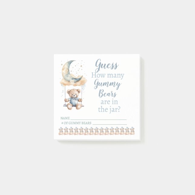 Bloco De Notas Podemos Ceder Esperança - Quantos Ursos Gumbrantes (Frente)