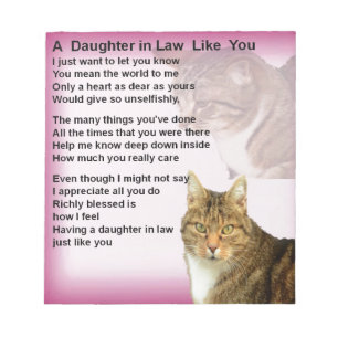 Bloco De Notas Poema da nora dos gatos