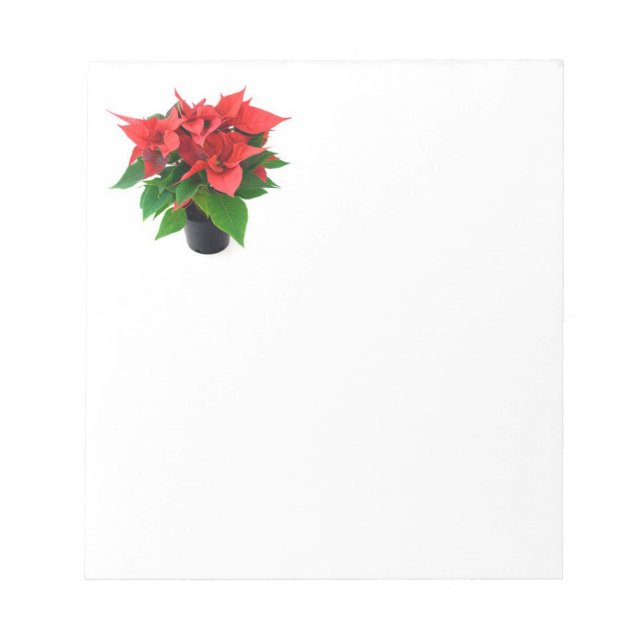 Bloco De Notas Poinsetta Notepad (Frente)